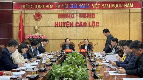 Ban Chỉ đạo phát triển du lịch tỉnh Lạng Sơn tổ chức kiểm tra hoạt động triển khai thực hiện đề án phát triển du lịch tại huyện Văn Lãng, Cao Lộc