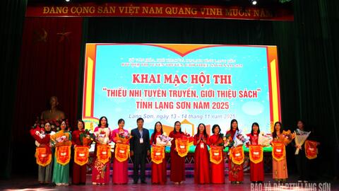 Khai mạc Hội thi “Thiếu nhi tuyên truyền, giới thiệu sách” tỉnh Lạng Sơn năm 2025