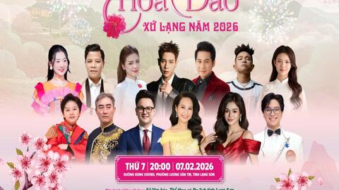 Chương trình khai mạc lễ hội Hoa đào và các hoạt động mừng Đảng, mừng xuân Bính Ngọ năm 2026
