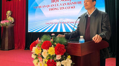 Hội nghị tập huấn quản lý, vận hành hệ thống thông tin cơ sở