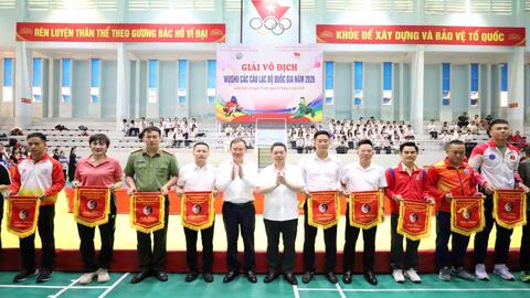 Khai mạc giải Vô địch Wushu các Câu lạc bộ  quốc gia năm 2026
