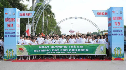Lạng Sơn tổ chức Ngày Olympic Trẻ em năm 2026