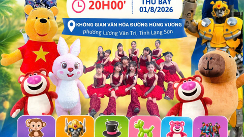 Rực rỡ "Sắc màu mùa hè 2026" tại Không gian Văn hóa đường Hùng Vương