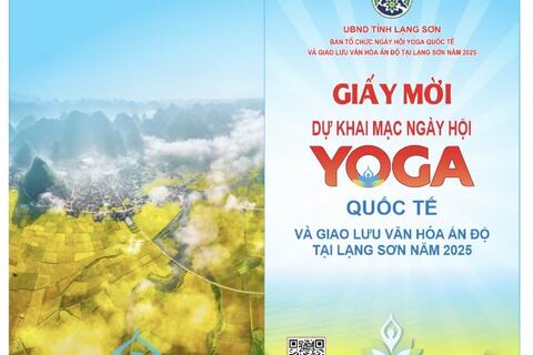 Ngày hội Yoga quốc tế và giao lưu văn hóa Ấn Độ tại Lạng Sơn năm 2025