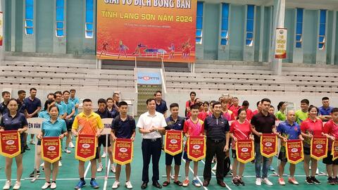 Giải vô địch Bóng bàn tỉnh Lạng Sơn năm 2024