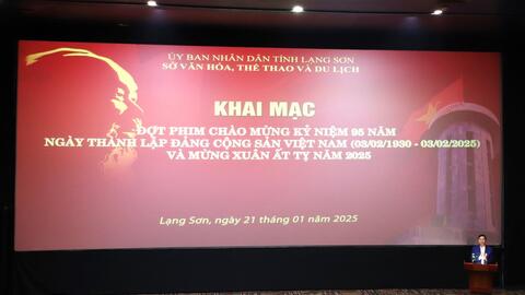 Khai mạc Đợt phim kỷ niệm 95 năm Ngày thành lập Đảng Cộng sản Việt Nam (03/02/1930 - 03/02/2025) và mừng Xuân Ất Tỵ 2025