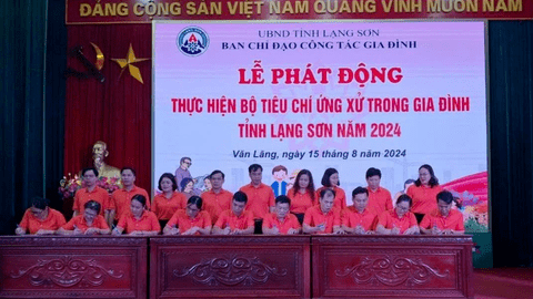 Bài tuyên truyền bộ tiêu chí ứng xử trong gia đình