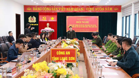 Công an tỉnh Lạng Sơn khuyến cáo không lan truyền video, hình ảnh tiêu cực liên quan đến vụ án Đoàn Văn Sáng