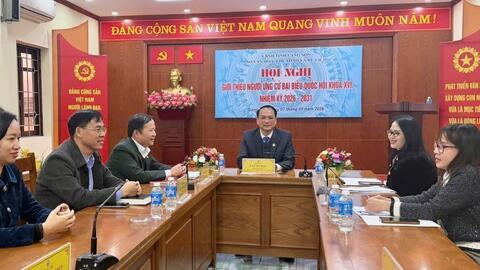 Sở Văn hóa, Thể thao và Du lịch tỉnh Lạng Sơn tổ chức các Hội nghị giới thiệu người ứng cử đại biểu Quốc hội khóa XVI, nhiệm kỳ 2026 – 2031