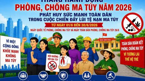 Tăng cường truyền thông trong Tháng hành động phòng chống ma túy