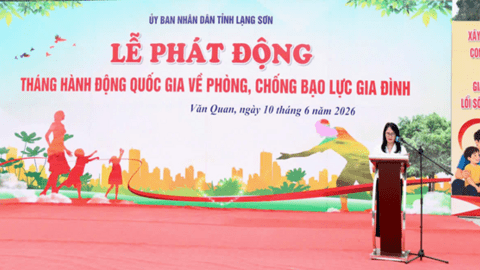 Lễ phát động tháng hành động quốc gia về Phòng, chống bạo lực gia đình năm 2026