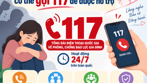 Tổng đài điện thoại quốc gia về phòng, chống bạo lực gia đình - 117