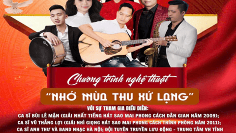 Chương trình nghệ thuật “Nhớ mùa thu Xứ Lạng”